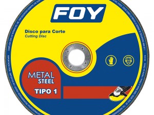Disco t/1 metal 9"x3mm Foy