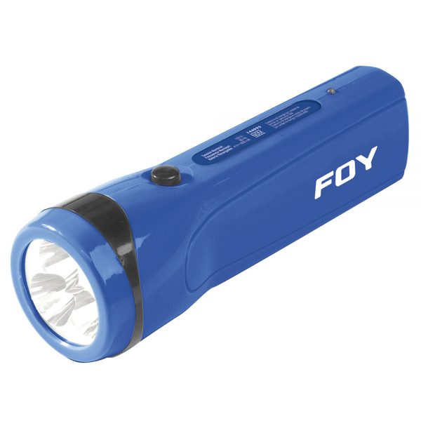 Linterna recargable de plástico 3 LED Foy
