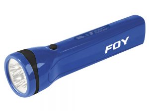 Linterna recargable de plástico 4 LED Foy