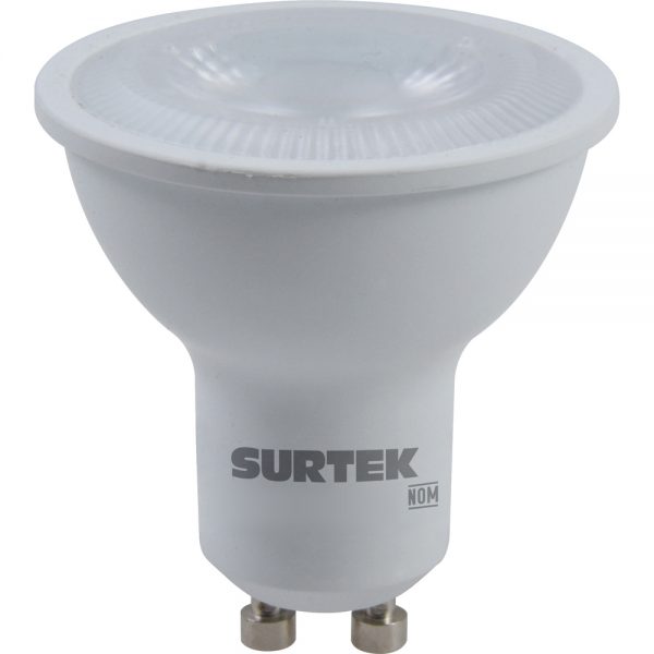 Foco LED GU10 4.5W luz cálida base tipo GU10 Surtek