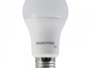 Foco LED 5W luz cálida bulbo A19 base tipo E27 Surtek