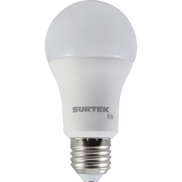 Foco LED 11W luz de día bulbo A19 base E27  Surtek