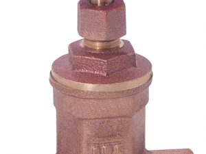 Válvula de compuerta soldable de bronce