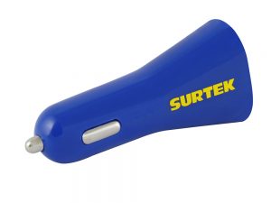 Cargador USB dual para carro Surtek