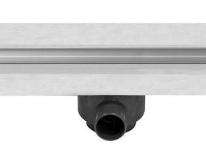 Coladera lineal con canaleta para inserto cerámico (50 cm)