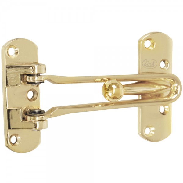 Accesorio de seguridad para puerta latón brillante Lock