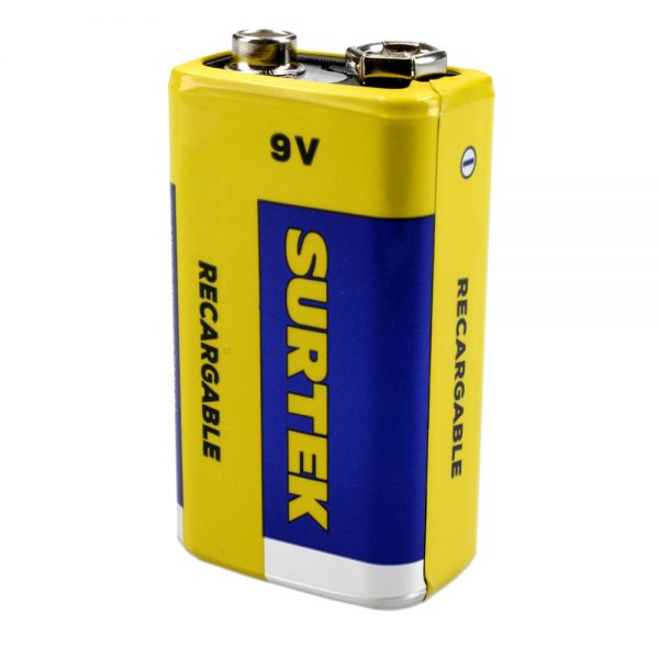 Pila recargable de 9  volts Surtek.