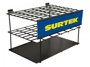 Rack para niveles para panel ranurado Surtek