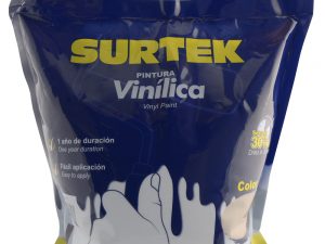 Surtek Pintura vinílica en bolsa , 3.7 Litros , Crema