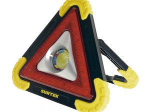 Triangulo reflector LED solar 10" Surtek